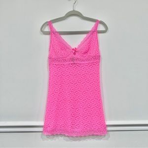 Victoria's Secret Pink Lace Slip Dress